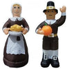 Image of Gemmy Inflatables Inflatable Party Decorations 7 1/2' Thanksgiving PILGRIM Amish Man & Woman COMBO by Gemmy Inflatables 781880280781 Y806A+807A 7 1/2' Thanksgiving PILGRIM Amish Man Woman COMBO Gemmy Inflatables