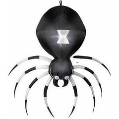 Gemmy Inflatables Inflatable Party Decorations 7' Hanging Black & White Spider by Gemmy Inflatables 781880268987 226740