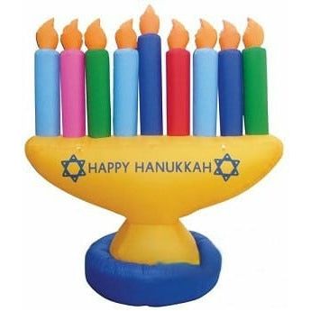 Gemmy Inflatables Inflatable Party Decorations 7' Hanukkah Menorah by Gemmy Inflatables 781880241959 Y122