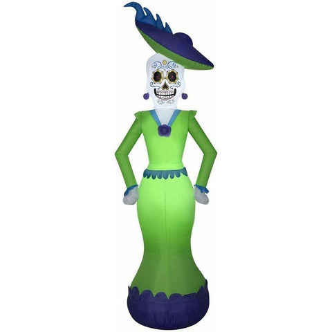 Gemmy Inflatables Inflatable Party Decorations 7' Inflatable Halloween Day Of The Dead Woman by Gemmy Inflatables
