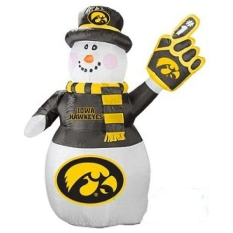 Gemmy Inflatables Inflatable Party Decorations 7' NCAA Iowa Hawkeyes Snowman by Gemmy Inflatables 781880206736 486430-70377