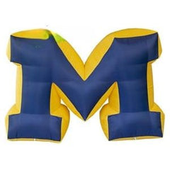 Gemmy Inflatables Inflatable Party Decorations 7' NCAA Michigan Wolverine Big "M" Logo by Gemmy Inflatables 496853 - 171-100-M