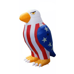 Gemmy Inflatables Inflatable Party Decorations 8' Patriotic American Bald Eagle by Gemmy Inflatables 781880263999 Y712 8' Patriotic American Bald Eagle by Gemmy Inflatables  SKU# Y712
