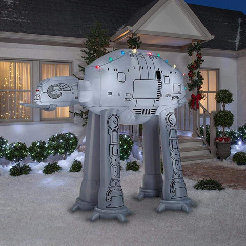 Gemmy Inflatables Inflatable Party Decorations 9' Star Wars AT-AT Walker w/ Christmas Lights by Gemmy Inflatables 781880206682 37523