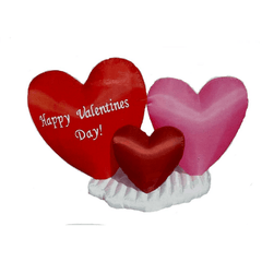 Gemmy Inflatables Inflatable Party Decorations 9' Valentines Day 3 Hearts on a Cloud by Gemmy Inflatable 781880289364 Y304 9' Valentines Day 3 Hearts on a Cloud by Gemmy Inflatable SKU# Y304