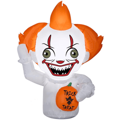 Gemmy Inflatables Lawn Ornaments & Garden Sculptures 3' Car Buddy Pennywise IT! by Gemmy Inflatables 781880241751 591647939 - 221176 3' Car Buddy Pennywise IT! by Gemmy Inflatables SKU 591647939 - 221176