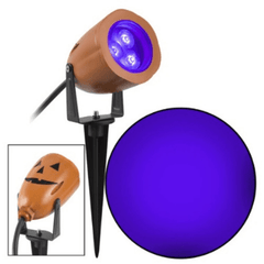 Gemmy Inflatables LED Lights, Blowers, and Accessories Gemmy Projection Halloween LED Spotlight - Purple  by Gemmy Inflatables 224399 Gemmy Projection Halloween LED Spotlight - Purple by Gemmy Inflatables