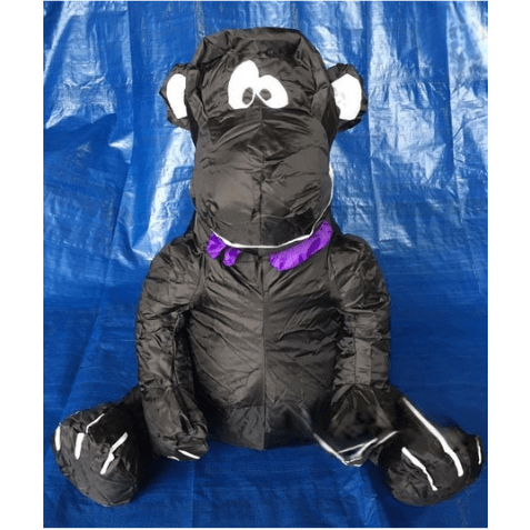 Gemmy Inflatables Special Event Inflatables 2' Black Ape w/ Purple Bow Tie Table Topper  by Gemmy Inflatables 33067-40