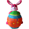 Image of Gemmy Inflatables Special Event Inflatables 4' Air Blown Inflatable Pink Bunny Holding Easter Egg by Gemmy Inflatable QM2014E0277-120