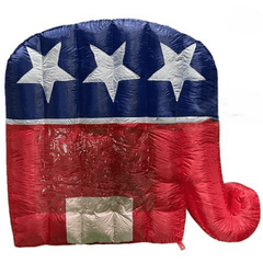Gemmy Inflatables Special Event Inflatables 5 1/2' Air Blown Inflatable Republican Party GOP Election Inflatable Patriotic Elephant   by Gemmy Inflatables 01008 5 1/2' Republican  Inflatable Patriotic Elephant by Gemmy Inflatables