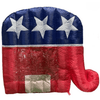 Image of Gemmy Inflatables Special Event Inflatables 5 1/2' Republican Party GOP Inflatable Patriotic Elephant by Gemmy Inflatable 01008