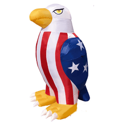 Gemmy Inflatables Special Event Inflatables 5' Patriotic Bald Eagle by Gemmy Inflatable Y724L 5' Patriotic Bald Eagle by Gemmy Inflatable SKU# Y724L