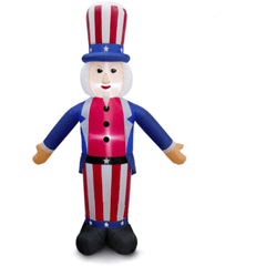 Gemmy Inflatables Special Event Inflatables 8' Air Blown Inflatable Patriotic Uncle Sam by Gemmy Inflatable GTN00005-8 8' Air Blown Inflatable Patriotic Uncle Sam by Gemmy Inflatable by Gemmy Inflatable SKU# Y720L