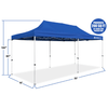Image of GigaTent Blue Pop Up Canopy 20 x 10′ by GigaTent GT 004