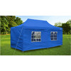 Image of GigaTent Canopies & Gazebos 10′ x 20′ The Party Tent Deluxe (Blue) by GigaTent 815886012517 GT 005 10′ x 20′ The Party Tent Deluxe(Blue)Powder Coated Canopy by GigaTent 