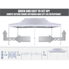 Image of GigaTent Canopies & Gazebos 10′ x 20′ The Party Tent Deluxe (White) by GigaTent 815886012524 GT 005 W 10′ x 20′ The Party Tent Deluxe(White)Powder Coated Canopy by GigaTent 