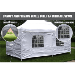 10′ x 20′ The Party Tent Deluxe White by GigaTent