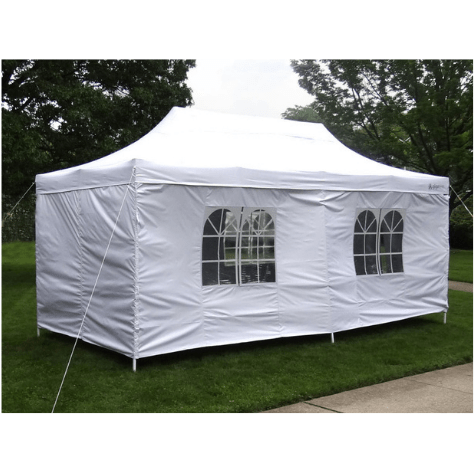 GigaTent Canopies & Gazebos Copy of 10′ x 20′ The Party Tent Deluxe (White) by GigaTent 815886012524 GT 005 W 10′ x 20′ The Party Tent Deluxe(White)Powder Coated Canopy by GigaTent 