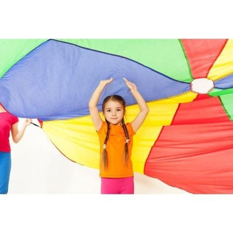 GigaTent Play Tents & Tunnels 10′ Multi-Use Parachute Toy 8 Holding Handles & 8 Balls Included by GigaTent 815886010636 CT 030 10′ Multi-Use Parachute 8 Holding Handles & 8 Balls Included GigaTent