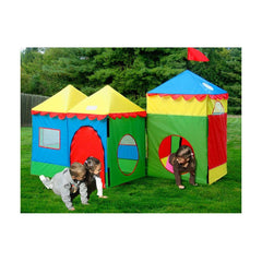 2 In 1 Camelot Village Play Tent Roll-Up Side Door & Tunnel Port by GigaTent