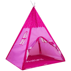 Cozy Cottage Teepee Play Tent for Girls, Indoors and Outdoors for Children, Pink House by Gigatent