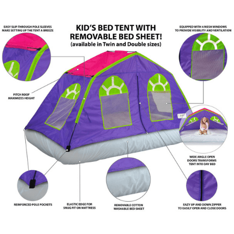 GigaTent Play Tents & Tunnels Dream House Kids Canopy Play Tent Size Double by GigaTent 815886010667 CT 032 D Dream House Kids Canopy Play Tent Size Double by GigaTent SKU# CT 032 D