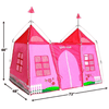 Image of GigaTent Play Tents & Tunnels Girls Club Pink Play Tent With 2 Look-out Towers & a Center Base by Gigatent 815886012807 CT 120 Girls Club Pink Play Tent With 2 Look-out Towers & a Center Base 