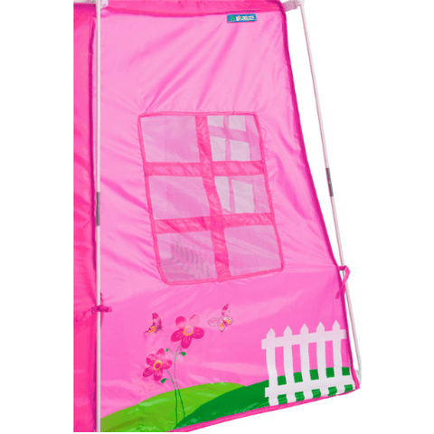 GigaTent Play Tents & Tunnels Girls Club Pink Play Tent With 2 Look-out Towers & a Center Base by Gigatent 815886012807 CT 120 Girls Club Pink Play Tent With 2 Look-out Towers & a Center Base 