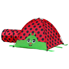 Lily The Lady Bug Play Tent With Attachable Play Tunnel Carry Bag Included by GigaTent