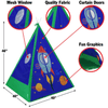 Image of GigaTent Play Tents & Tunnels Outer Space Teepee Play Tent Easy Setup No Tools Required by Gigatent 815886017055 CT 148