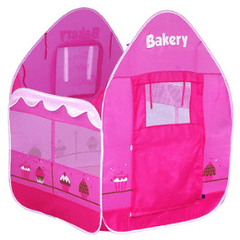 Pink Pop Up Bakery Play Tent With Pop Up Service Window by Gigatent