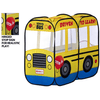 Image of GigaTent Play Tents & Tunnels School Bus Pop Up Play Tent Mesh Windows & Opening Flap Entrance by GigaTent 815886010612 CT 028 School Bus Pop Play Tent Mesh Windows & Opening Flap Entrance GigaTent