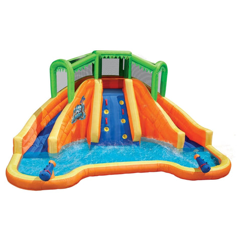 H20GO Water Parks & Slides Twin Falls Lagoon Water Park w/ 2 Slides & Cannons by Banzai 191124903688 90368 Twin Falls Lagoon Water Park w/ 2 Slides & Cannons by Banzai SKU# 90368