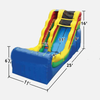 Image of Happy Jump Commercial Bouncers 16' Wet and Dry Slide - Primary Colors by Happy Jump WS4111 16" Wet and Dry Slide - Primary Colors by Happy Jump SKU# WS4111