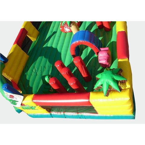 Happy Jump Inflatable Bouncers 12'H Ultimate Playground by Happy Jump 9'H Race Car Track by Happy Jump SKU# IG5451