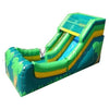 Image of Happy Jump Inflatable Bouncers 12'H Wet and Dry Slide - Tropical Theme by Happy Jump 12'H Wet and Dry Slide - Primary Colors by Happy Jump SKU# WS4101