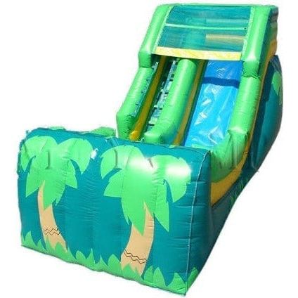 Happy Jump Inflatable Bouncers 12'H Wet and Dry Slide - Tropical Theme by Happy Jump WS4102 12'H Wet and Dry Slide - Primary Colors by Happy Jump SKU# WS4101