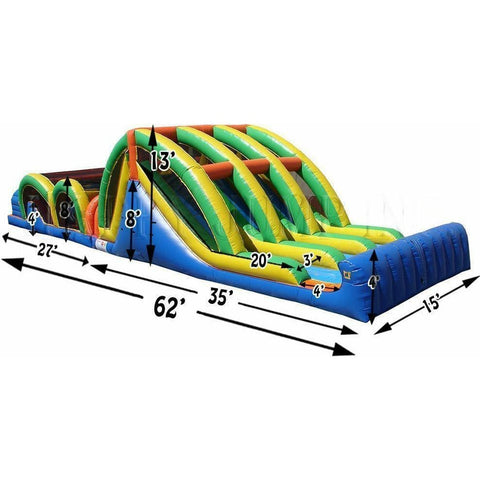 Happy Jump Inflatable Bouncers 13'H 3 Lane Mega Thrill by Happy Jump 781880279631 IG5250 13'H 3 Lane Mega Thrill by Happy Jump SKU# IG5250