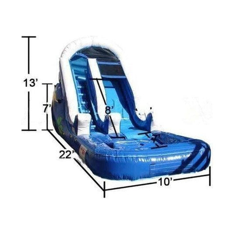 Happy Jump Inflatable Bouncers 13'H Backyard Water Slide by Happy Jump 781880260998 WS4206 13'H Water Slide by Happy Jump SKU# WS8113