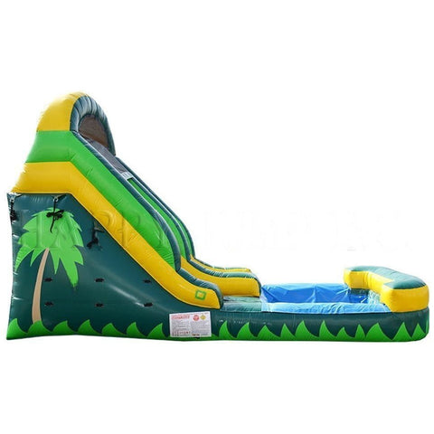 Happy Jump Inflatable Bouncers 13'H Backyard Water Slide Tropical by Happy Jump WS4208 13'H Backyard Water Slide - Primary Colors by Happy Jump SKU# WS4207