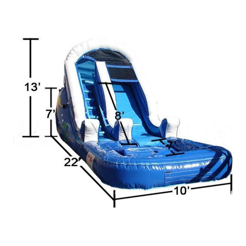 Happy Jump Inflatable Bouncers 13'H Backyard Water Slide Tropical by Happy Jump WS4208 13'H Backyard Water Slide Tropical by Happy Jump SKU# WS4208