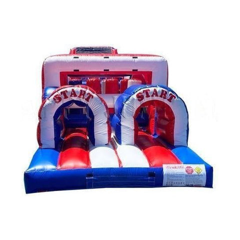 Happy Jump Inflatable Bouncers 13'H Obstacle Course 3 Patriotic Theme by Happy Jump 781880275985 IG5143 13'H Obstacle Course 3 Patriotic Theme by Happy Jump SKU# IG5143