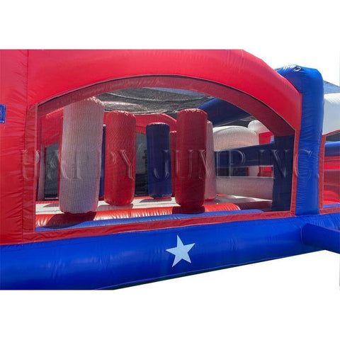 Happy Jump Inflatable Bouncers 13'H Obstacle Course 3 Patriotic Theme by Happy Jump 781880275985 IG5143 13'H Obstacle Course 3 Patriotic Theme by Happy Jump SKU# IG5143