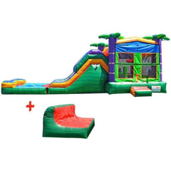 Happy Jump Inflatable Bouncers 13'H Tropical Splash PLUS (Pool + Stopper) by Happy Jump 781880277460 CO2188 13'H Tropical Splash PLUS (Pool + Stopper) by Happy Jump SKU# CO2188