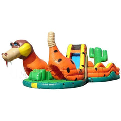 Happy Jump Inflatable Bouncers 14'H The Snake by Happy Jump 7'H The Sea Obstacle by Happy Jump SKU XL8123