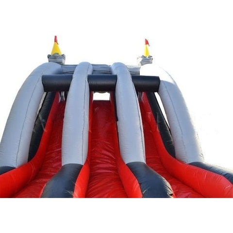 Happy Jump Inflatable Bouncers 15'H Dragon's Lair 3 Lane Mega Thrill by Happy Jump 15'H 3 Lane Mega Thrill Sports Theme by Happy Jump SKU# IG5252