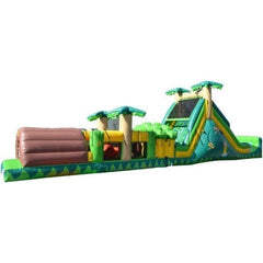 Happy Jump Inflatable Bouncers 15'H Tropical Obstacle Challenge by Happy Jump 13'H Supreme Obstacle Course Marble by Happy Jump SKU#IG5131-1M