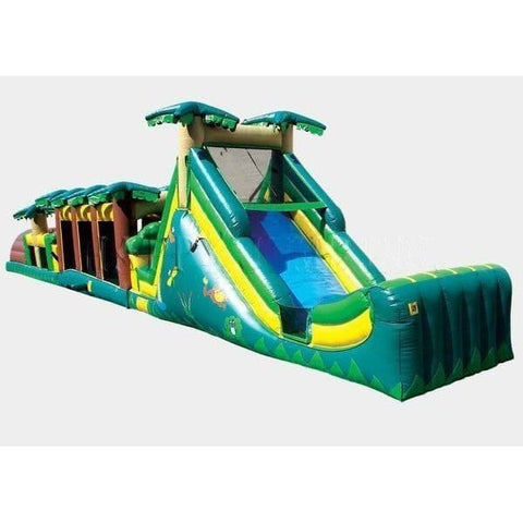 Happy Jump Inflatable Bouncers 15'H Tropical Obstacle w/ Water Mid by Happy Jump 781880252450 IG5142 15'H Tropical Obstacle w/ Water Mid by Happy Jump SKU#IG5142