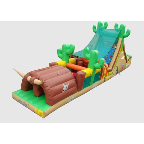 Happy Jump Inflatable Bouncers 15'H Western Obstacle Challenge by Happy Jump IG5139 15'H Supreme Hockey Obstacle Course by Happy Jump SKU#IG5138
