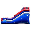 Image of Happy Jump Inflatable Bouncers 16'H Slide Patriotic Theme by Happy Jump 781880246510 SL3135 16'H Slide Patriotic Theme by Happy Jump SKU# SL3135